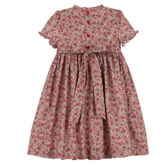 Luli & Me Granberry floral smock dress