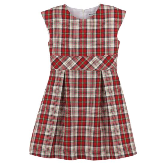 Luli & Me Stuart Plaid Tabs Dress3