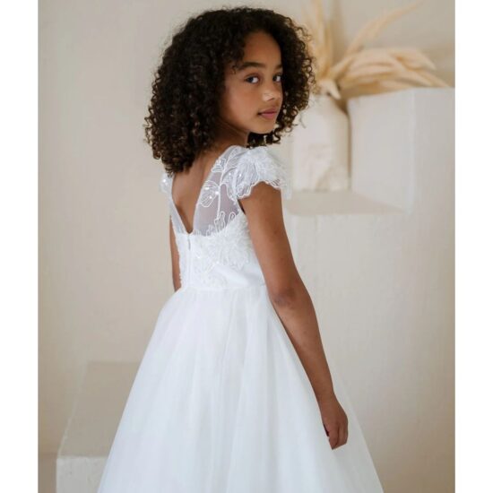 Teter Warm Heidi - Girl's Communion Off White Tulle Dress.