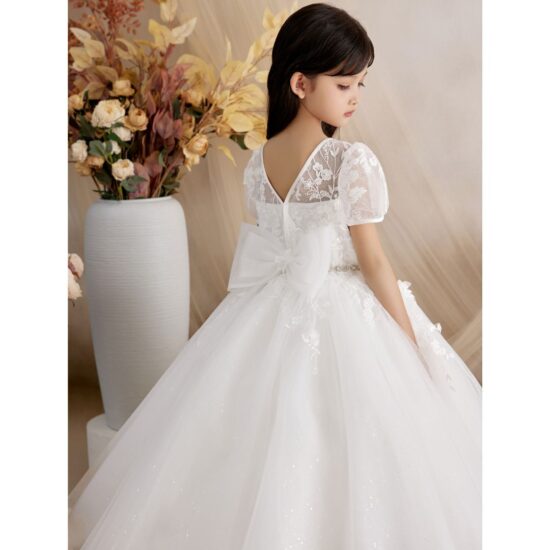 Princess Daliana Communion Dress Elegant Girl Long