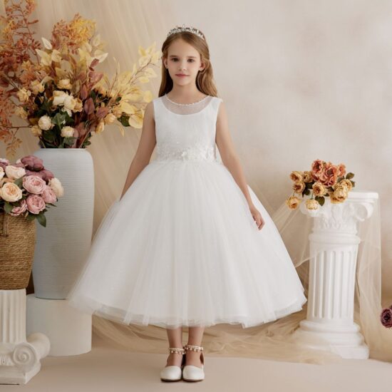 Princess Daliana Communion Dress Off White