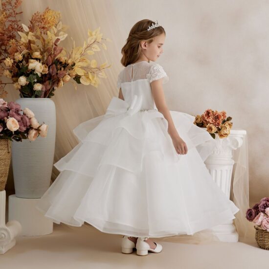 Princess Daliana Communion Off White Long