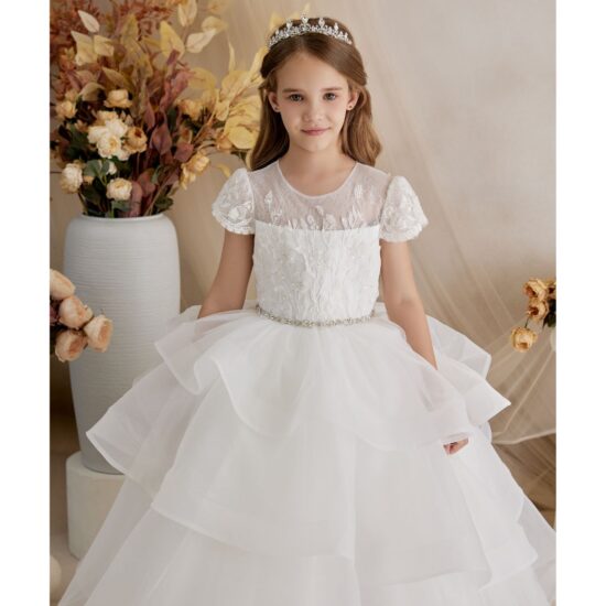 Princess Daliana Communion Off White Long