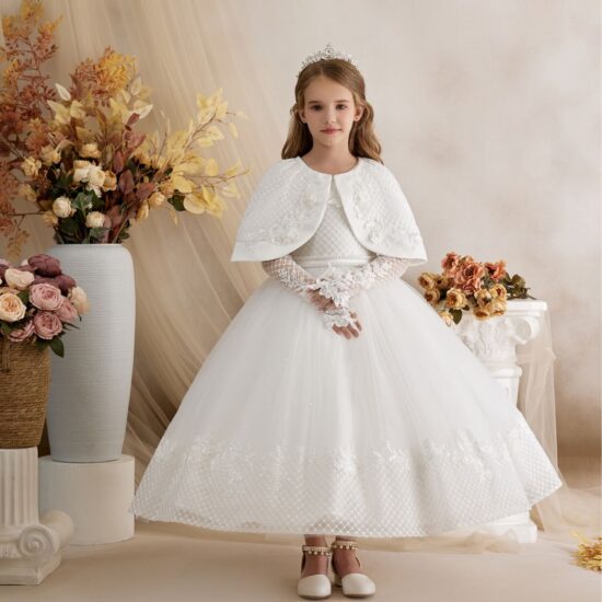 Princess Daliana Communion off White Long