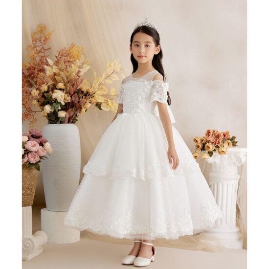 Princess Daliana Communion off White Long