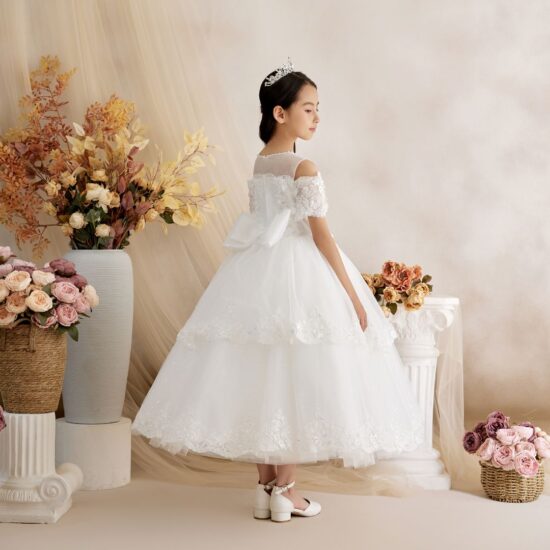 Princess Daliana Communion off White Long