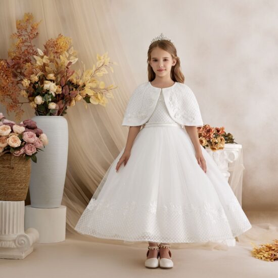 Princess Daliana Communion off White Long