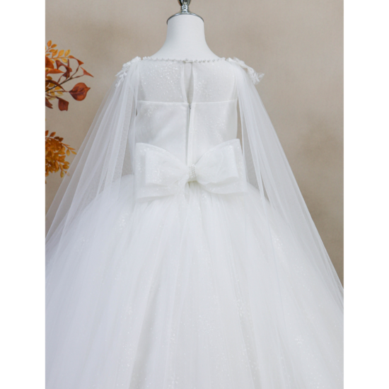 Princess Daliana Long Off Whiter Communion Dress