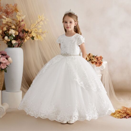 Princess Daliana long Communion Dress