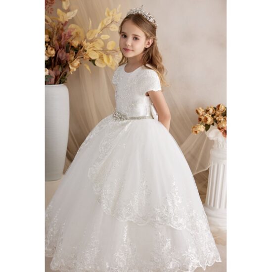 Princess Daliana long Communion Dress