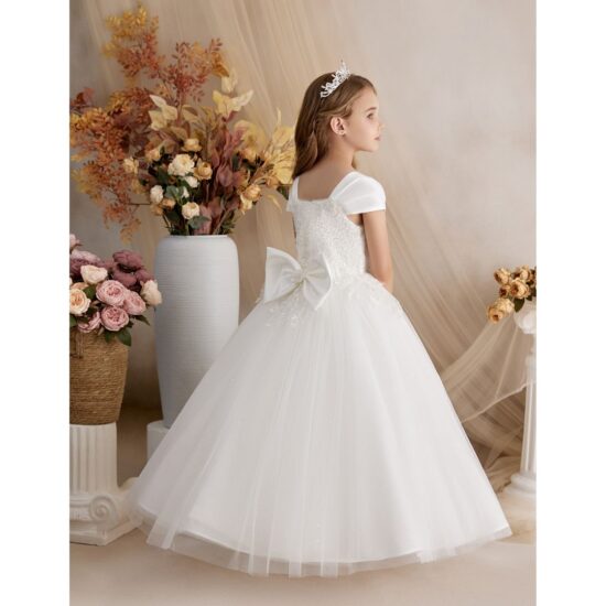 Princess daliana dress communion pure white