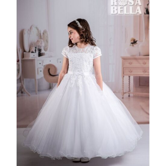 Sweetie Pie Communion Dress With Embroidered Details