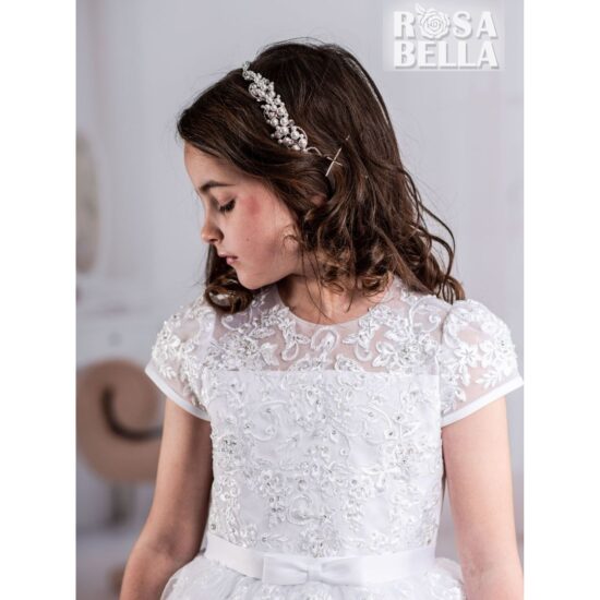 Sweetie Pie Communion Dress With Embroidered Details