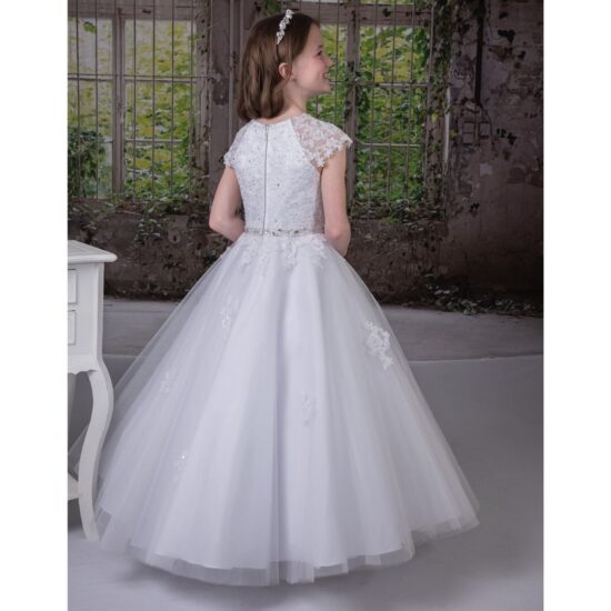 Sweetie Pie Long White Communion Dress