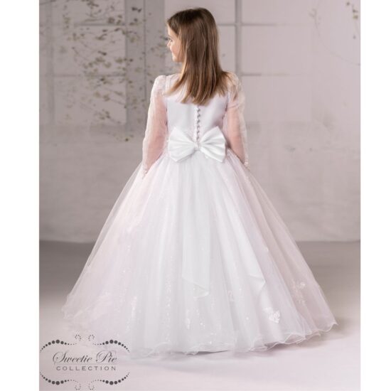 Sweetie Pie Long White Communion Dress