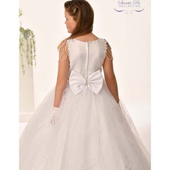 Sweetie Pie Long White Communion Dress