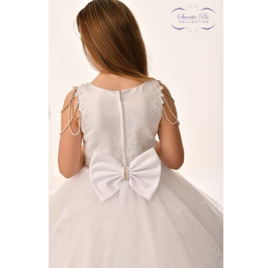 Sweetie Pie Long White Communion Dress