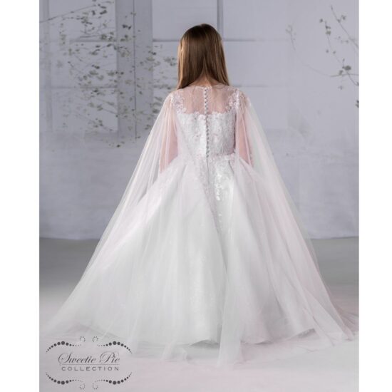 Sweetie Pie Long White Communion Dress