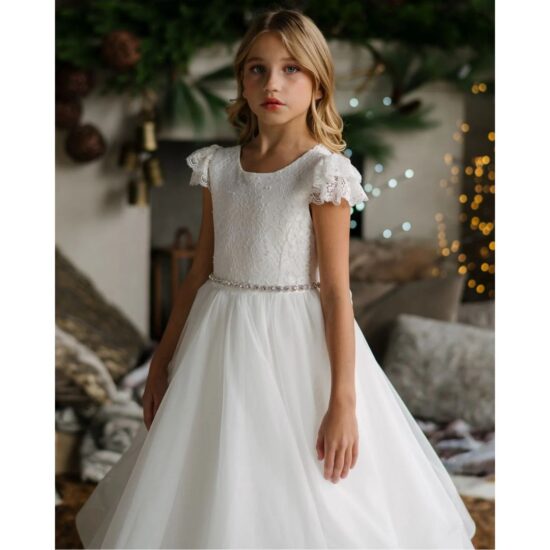 Teter Warm Thompson - Girl's Horsehair Communion Dress.