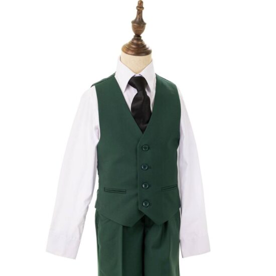 Bijan Kid Boy Suits Emerald Green Husky Suit