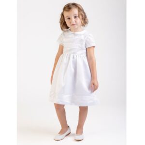 Luli and Me Randalls Special Dress, White