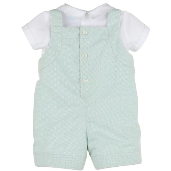 Luli & Me - Baby Blue Overall Set